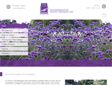 Tablet Screenshot of dauergrabpflege-sachsen.de